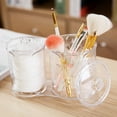 thumbnail image 4 of Cotton Pad Box Multifunctional Plastic Cotton Pad Organizer Cotton Swab Box, 4 of 9