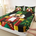 thumbnail image 3 of Feelyou Cartoon Nutcracker Full Size Sheets, Merry Christmas Bed Sheets, Princess Fairy Tale Sheet Sets, Microfiber Bedroom Decor,4-Piece, 3 of 7