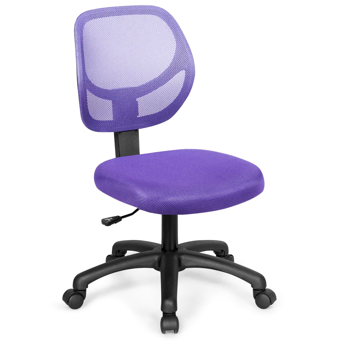 Desk Chair Adjustable Height Purple, Purple Office Chairs With Arms
