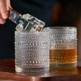 thumbnail image 3 of Vintage Clear Hobnail Lowball Whiskey Glasses - 10oz, 3 of 6