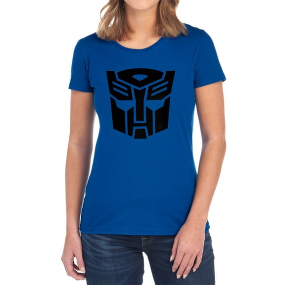 Transformers Autobot Women's T Shirt, Royal, Small