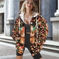 thumbnail image 2 of Yuyamidu Oversized Sweatshirt Highland Cow Sweatshirt Zip Up Hoodie Women Cute Sweatshirts Long Sleeve Oversized Casual Drawstring Drop Shoulder Sweatshirts Jacket with Pocket XL, 2 of 8