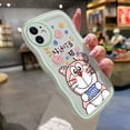 thumbnail image 2 of Funda de teléfono para OPPO A83 A59 funda protectora de Gel de sílice de dibujos animados de la suerte Doraemon nuevo HP diseño de Color borde de onda caso suave transparente funda Softcase a prueba d, 2 of 3