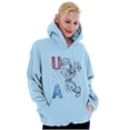 thumbnail image 3 of Popeye the Sailor Man USA Patriot Hoodie Sweatshirt Women Men Brisco Brands S, 3 of 6