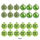 thumbnail image 2 of Advancent 24 bolas decorativas fáciles de usar, esenciales para Navidad, duraderas y fiables, amplia aplicación Kits de decoración para fiestas fruta verde, 2 of 6