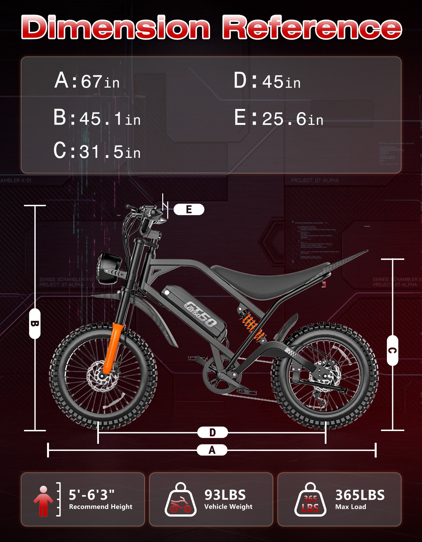 PostJoy GT16 Electric Dirt Bike for Adults,3000W Electric Motorcycle 36MPH 48V 25Ah Battery,85+Miles Electric Bike,20" Fat Tire Ebike,Dual Hydraulic Brakes Mountain Bike,Full Suspension,UL2849