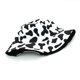 thumbnail image 1 of Moda mujer vaca mosaico estampado algodón cubo sombreros pescador, 1 of 2