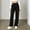 0_ Black, variant on Womens Cargo Straight Leg Pants, Elastic Waistband Multi Pocket Layout, Stretch Flexible Fabric for Outdoor Daily Activity Gray M