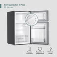thumbnail image 2 of Refrigerador 3 Pies Capacidad 85 Litros LED Con Freezer 2 Puertas 115V Voltio, 2 of 9