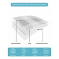 thumbnail image 5 of Quilts Twin Size, Grey White Buffalo Check Soft Comforter Bedding Set for Bed, Farmhouse Plaid Modern Geometric Lightweight Quilted Bedspread with Pillow Cover(2 Pieces) for All Season, 68x86 Inch, 5 of 6