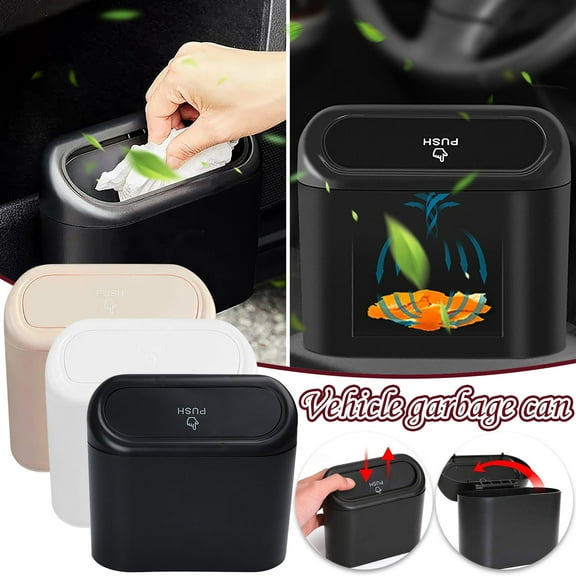 Up to 50% off Skegnu Car Trash Can Car Chair Back Car Door Hanging Storage Box Multi-function Garbage Bag Car Sueds Storage Supplies Kitchen Trash Can on Clearance