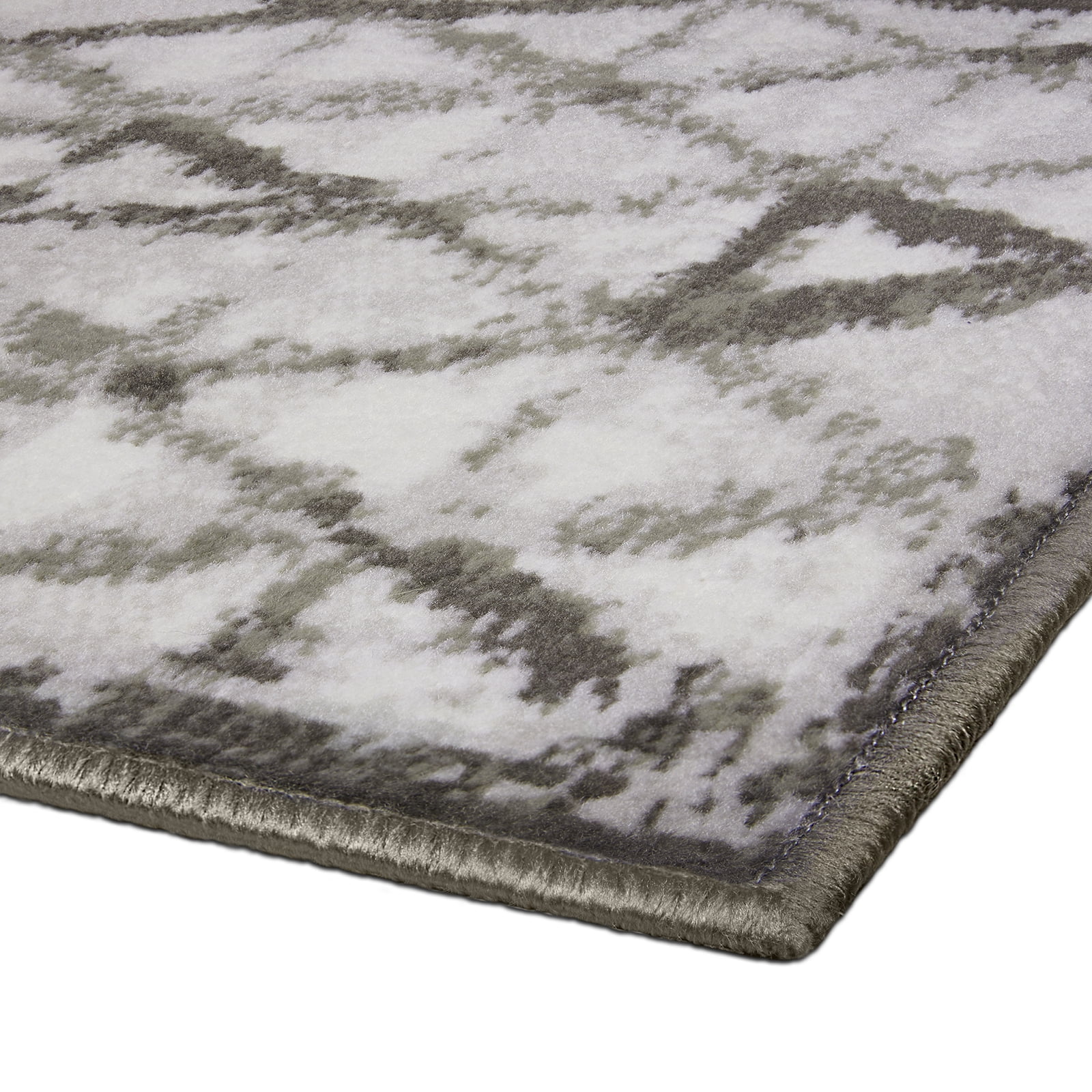 Woven Trends Modern Contemporary 3-Piece Rug Set, 5x7 Area Rug, 2x5 Runner Rug, 2x3 Accent Mat, Livingroom, Bedroom, Entryway, Durable and Stain Resistant, Gray
