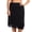 Black, variant on Women's Shadowline 471162X Plus Size Flare Half Slip 28 Inch (Nude 1X)