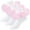 Pink, variant on Spring Lace Cute Floral Socks for Kids Pink & Sweet School Big Girls Ruffled Comfy Ruffle 3 Pairs S