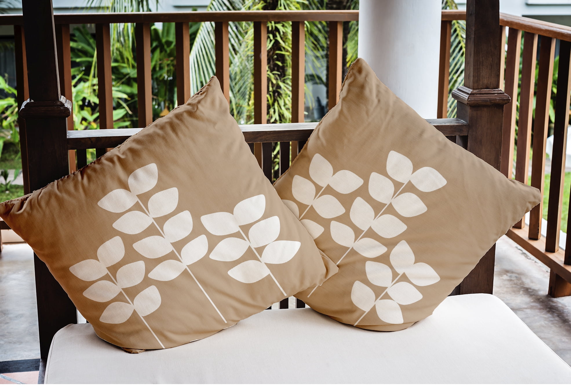 Simply Daisy 18" x 18" Scandinavian Black Polyester Throw Pillow