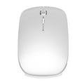 thumbnail image 4 of Ergonomic Mouse, Wireless Mouse Optical Tracking Mute Click High Sensitivity  For Internet Cafe For Home For Office Silver Glossy, 4 of 8