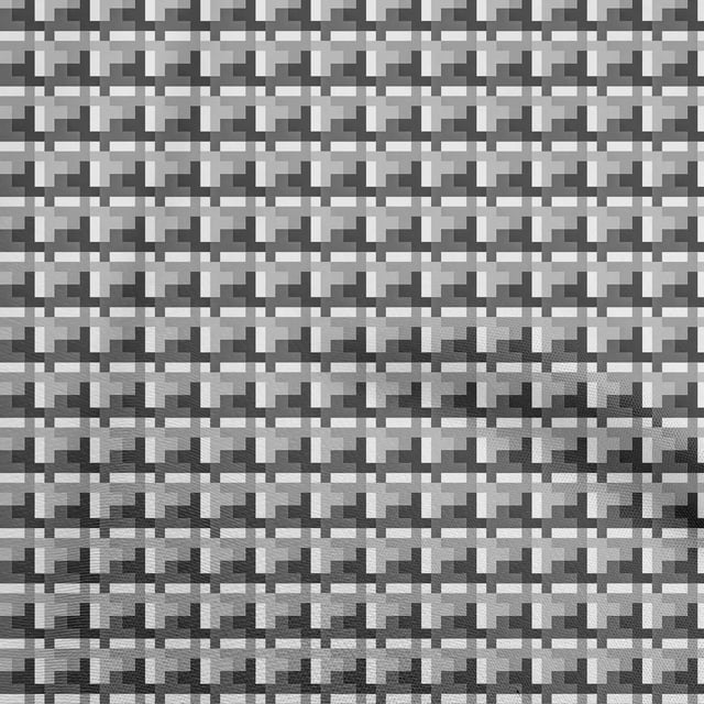 oneOone Cotton Jersey Gray Fabric Geometric Fabric For Sewing Printed Craft Fabric By The Yard 58 Inch Wide