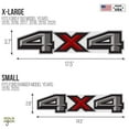 thumbnail image 2 of 4x4 Decals for Trucks Ford f150, Bedside Off Road Replacement Stickers, Pair, Premium Series (Metallic Finish), 2 of 5