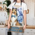 thumbnail image 3 of Shetland Sheepdog Proud Dad Happy Father's Day Apron Sheltie Dog Lover Gifts for Cooking Grilling Baking Painting Gardening - 02008, 3 of 5