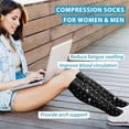 thumbnail image 3 of EcoNesxp 6 Paires de Bas de compression en Cuivre 02 Noir, 3 of 5