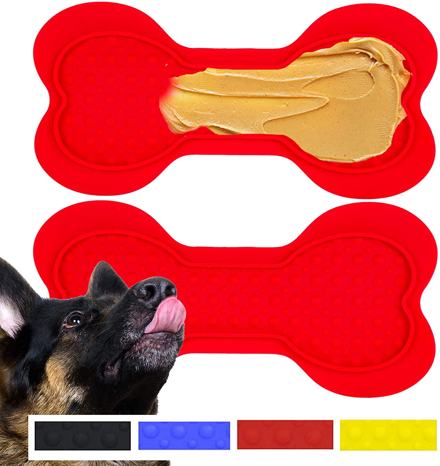 Silicon Dog Lick Bone Shower Assistant Lick Pad Distraction Device