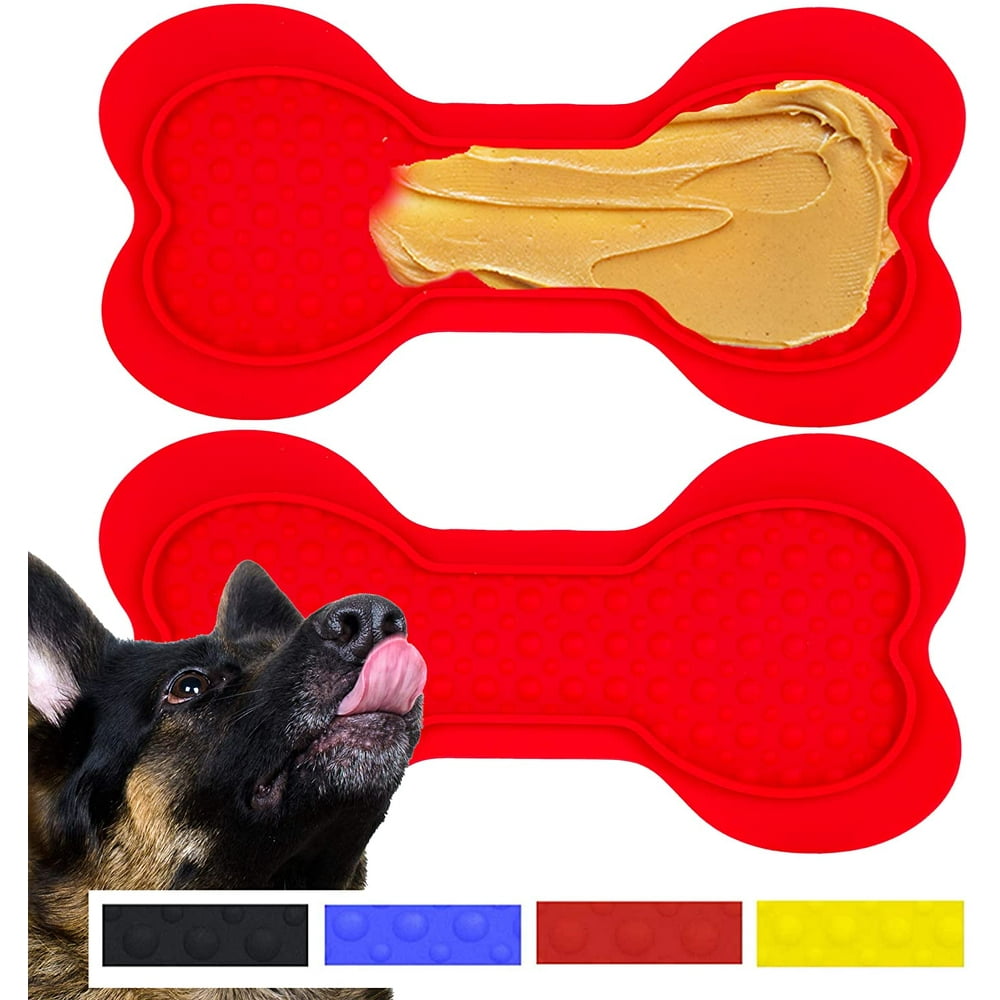 Silicon Dog Lick Bone Shower Assistant Lick Pad Distraction Device