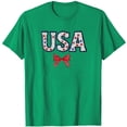thumbnail image 5 of Levmjia Womens Top T-Shirt Short Sleeve Round Neck Printed Casual Pullover Fashion Comfortable Independence Day Tee Vacation Party Daily Wear, 5 of 5