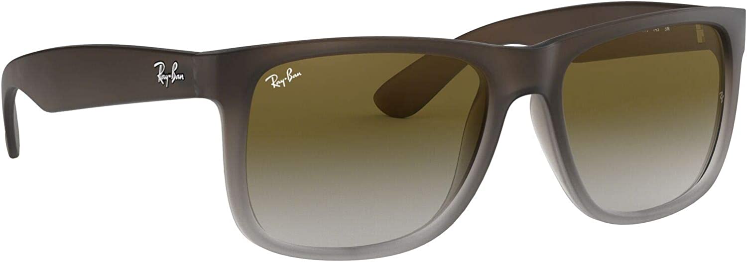 Ray-Ban Justin Nylon Frame Green Gradient Lens Unisex Sunglasses RB4165 - image 5 of 7