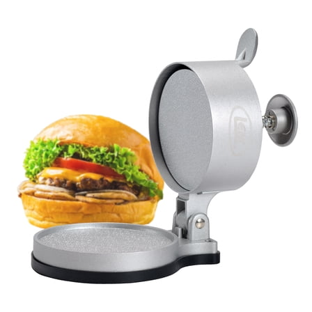 LEM Products Adjustable Burger Press, Spring-Loaded Hamburger Press Patty Maker