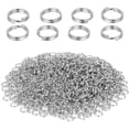 thumbnail image 1 of Qucyy 500 Pieces Jump Rings for Jewelry Making, 6 mm Jump Rings O Ring Connectors Double Loops Split Jump Rings Connectors Small Key Rings for Jewelry Necklaces Bracelet Earrings Crafts, 1 of 5