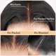 thumbnail image 2 of Pelucas con encaje frontal SFD, cabello humano de 30 pulgadas, densidad 220, ondulado, 2 of 5