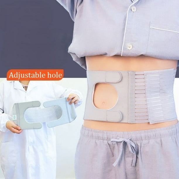 Elastic Ostomy Belt Support Elastic Breathable Belly Band For Waist