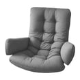 thumbnail image 2 of Cojín grueso para hamaca de interior, para columpio, para banco modular de exterior Gris oscuro, 2 of 9