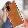 thumbnail image 5 of Galaxy Note 10 Plus Luxury PU Leather Case,Credit Card Holder,Cash Slots,Stand Function Soft TPU Back Wallet Case Flip Wrist Strap Multi-Function Case for Samsung Galaxy Note 10+ 6.8",Khaki, 5 of 16