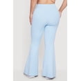 thumbnail image 4 of Women's Plus Size Stretchy High Waisted Flare Leg Pants, 4 of 4