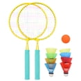 thumbnail image 1 of 1 Set of Kids Badminton Rackets Kids Badminton Training Tool Parent-Child Interactive Rackets Blue, 1 of 7