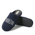 thumbnail image 2 of Dearfoams Men's Groom/Groomsmen Giftable Wedding Scuff Slipper, 2 of 5