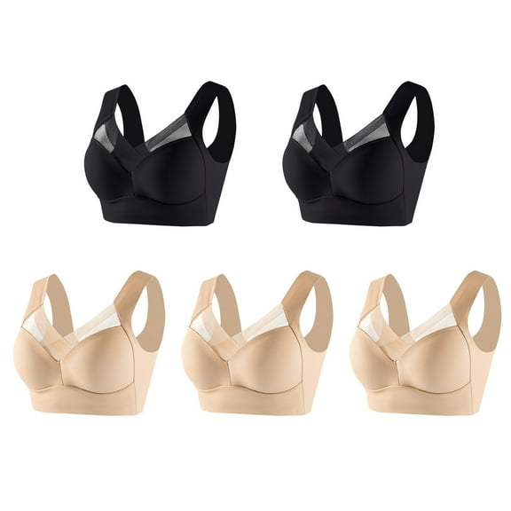 Audhol Lace Bralette Push Up Bras for Women Black1 L