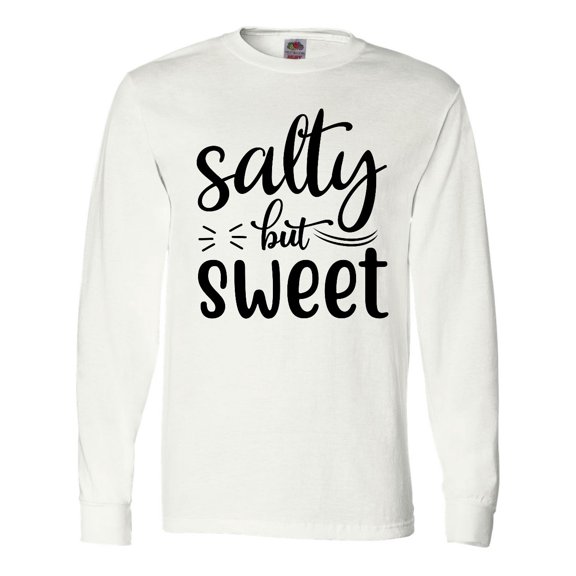 Inktastic Salty but Sweet Long Sleeve T-Shirt