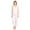 White-Baby Pink, variant on Casual Nights Women's Sleeveles Floral Lace Capri Pajama Set