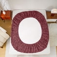 thumbnail image 5 of Feelyou Maroon Mandala Damask Queen Sheet Sets, Cartoon Ghost Bed Set, 4-Piece, 5 of 7