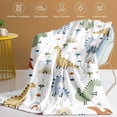 thumbnail image 4 of Gresahom WEALLIN Dinosaur Blanket for Boys, Dino Gifts for Boys, Toddler Blankets for Boys, Soft Blanket for Children's Day Gift, Birthday Gift 1 2 3 4 5 Year Old Toddler Boys Kid Child(30"x40"), 4 of 7