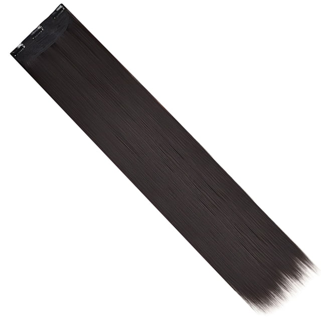 Shisuyan Clip In Hair Pieces Natural Color Synthetic Hair Pieces 1Pack 80x6.3In