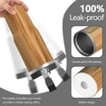 thumbnail image 2 of 30oz Tumbler with Handle, Insulated Stainless Steel Cup with Flip Straw Lid, Leak-Proof & Cup Holder Friendly for Travel and Sports ,Wood Print, 2 of 6