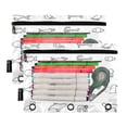 thumbnail image 2 of Simple Animal Line Drawings 9.8x7.1in Water Resistant Binder Pouch, 3-Ring Compatible, Transparent Front, 2 of 6