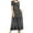 Grey, variant on TJAZFJPA Black Slip Dress Retro Loose Long Casual Plaid Print Patchwork Women's Dress Long Dress Black Slip Dress