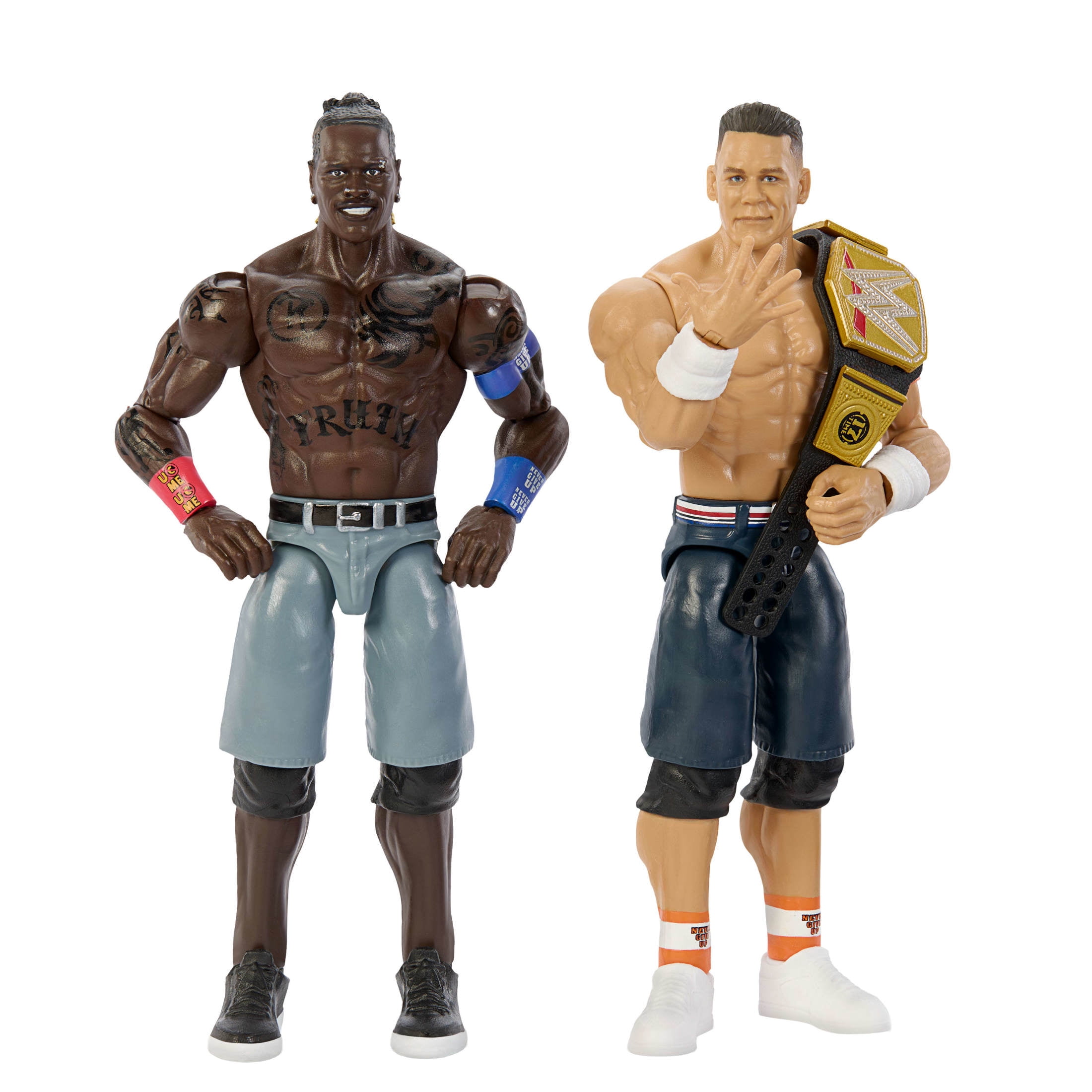WWE Main Event Showdown John Cena vs Ron Killings Action Figures Set, Series #28, 6-inch Collectibles