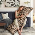 thumbnail image 5 of Leopard Print Body Pillow Cover – Soft & Breathable, Hidden Zipper, 20"x54", Fashion Animal Print – Cheetah & Tropical Spots, Perfect Gift for Side Sleepers, Pregnancy, Modern Home Decor, 5 of 7