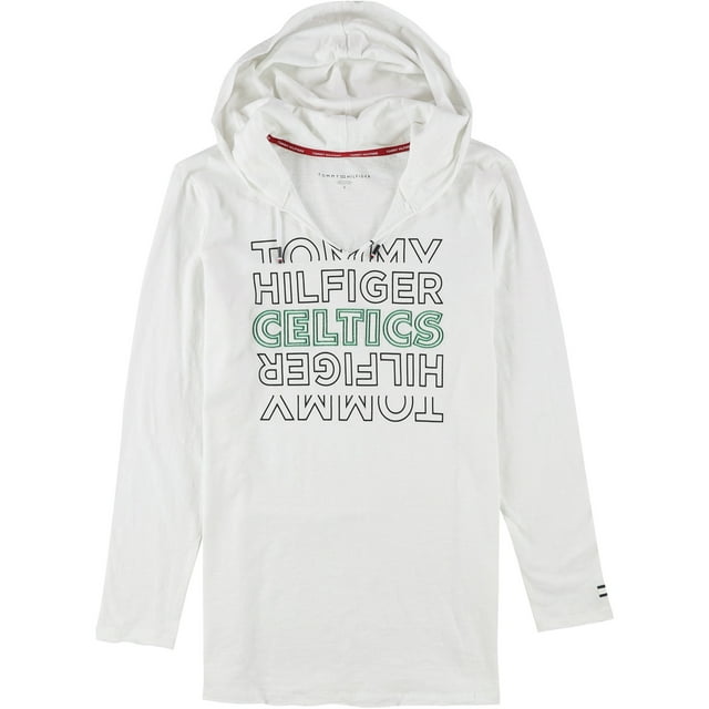 Tommy Hilfiger Mujer Boston Celtics Sudadera con Capucha Bct S