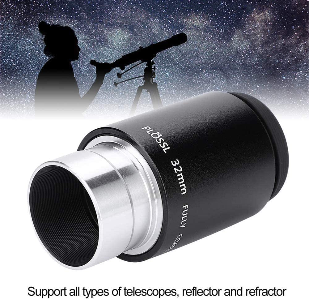 Astronomical Telescope Lens Jiusion Telescope Eyepiece Plossl Eyepiece 32mm with 1.25inch Filter Threaded 